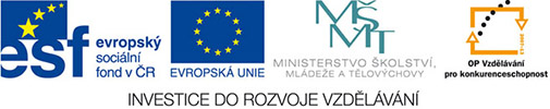 Logo operačního programu Vzdělávání pro konkurenceschopnost